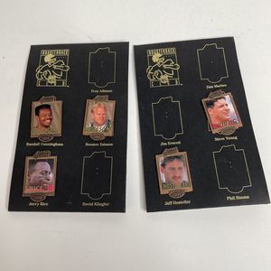 1994 Action Packed Badge of Honor NFL's Greatest Players 5 Pins Jerry Rice 24kt